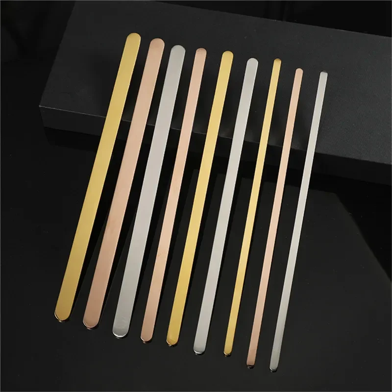 Stainless Steel Straight Cuff  - Cuff Bangle Bracelet 评论和价格
