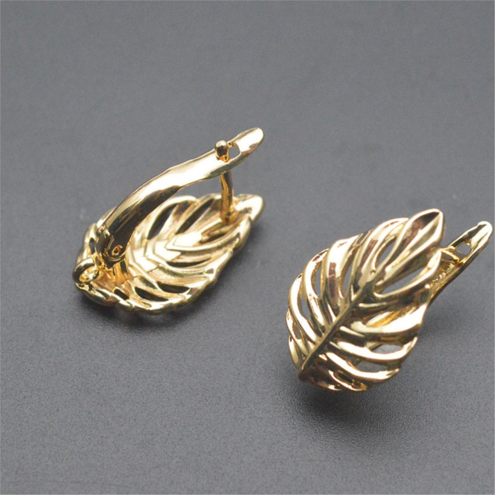 1/2Pcs 18K Gold Plated Brass L - Gold Plated Ring 评论和价格