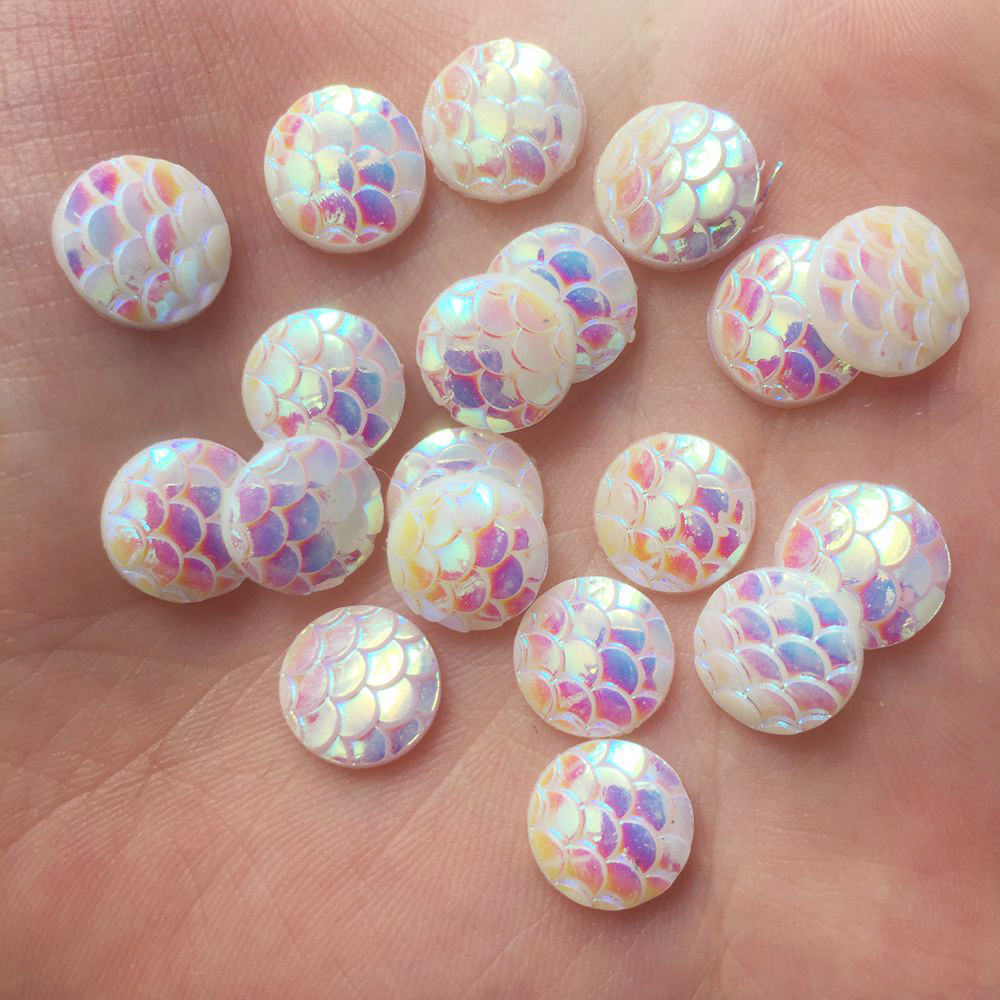 Shiny 100Pcs AB Resin 10mm Rou - Paradise Jewelry & Watches Llc Miami 评论和价格