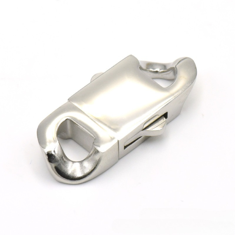 Stainless Steel Spring Clasp L - Hip Hop Chain Necklace 评论和价格