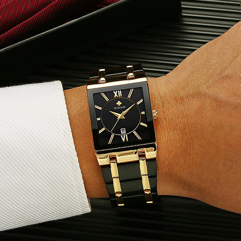 WWOOR Brand Luxury Gold Bracel - Jewelry Inspired Watches 评论和价格