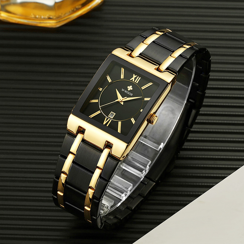 WWOOR Brand Luxury Gold Bracel - Jewelry Inspired Watches 评论和价格
