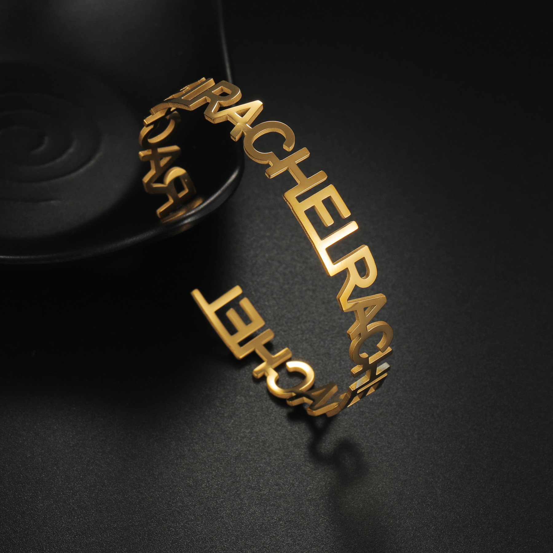 Atoztide Personalized Custom N - Cuff Bangle Bracelet 评论和价格