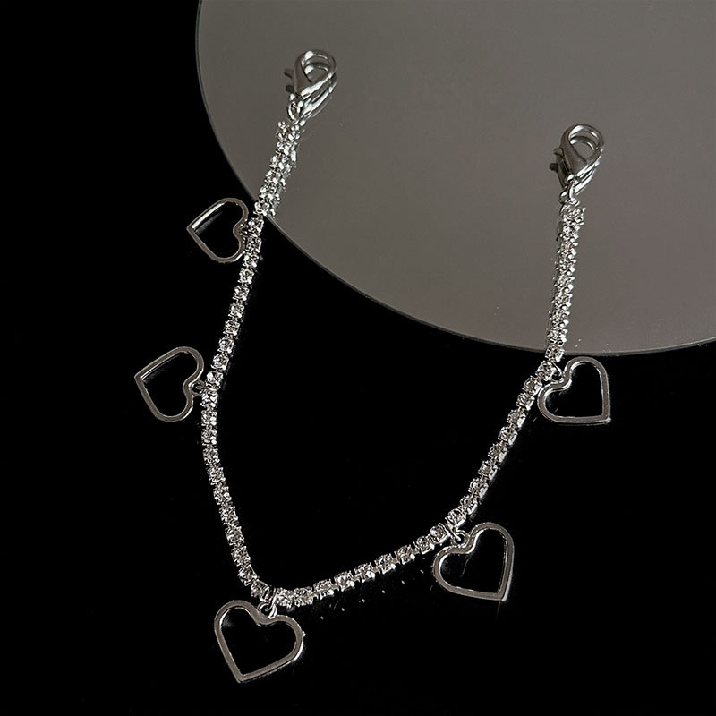 Europe and America Silver Colo - Hip Hop Chain Necklace 评论和价格